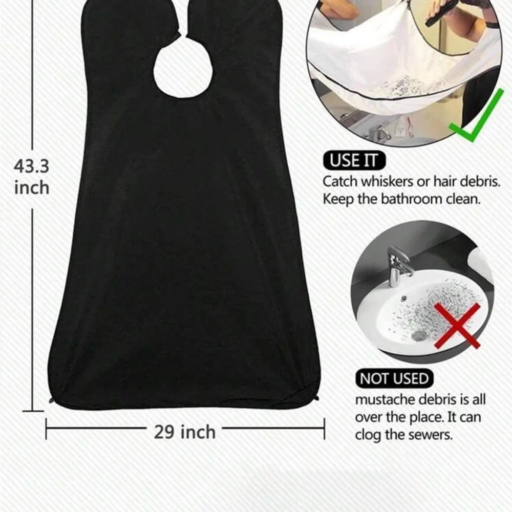 White Beard Trimming Apron